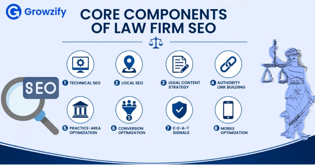 Core Components of Law Firm SEO
