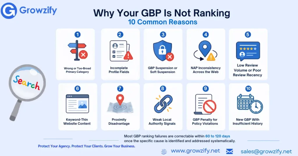 Why your GBP is not Ranking