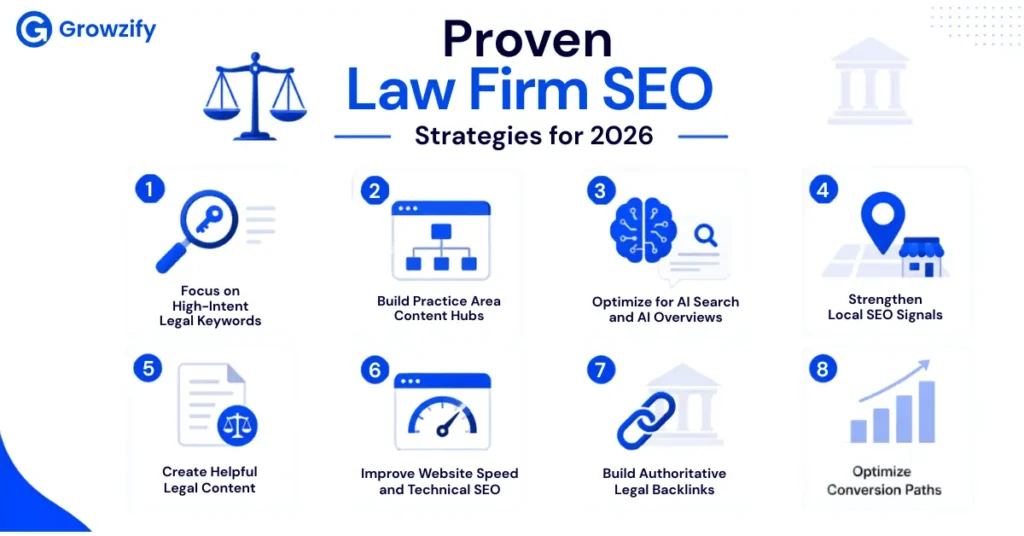 8 Proven Law Firm SEO Strategies for 2026