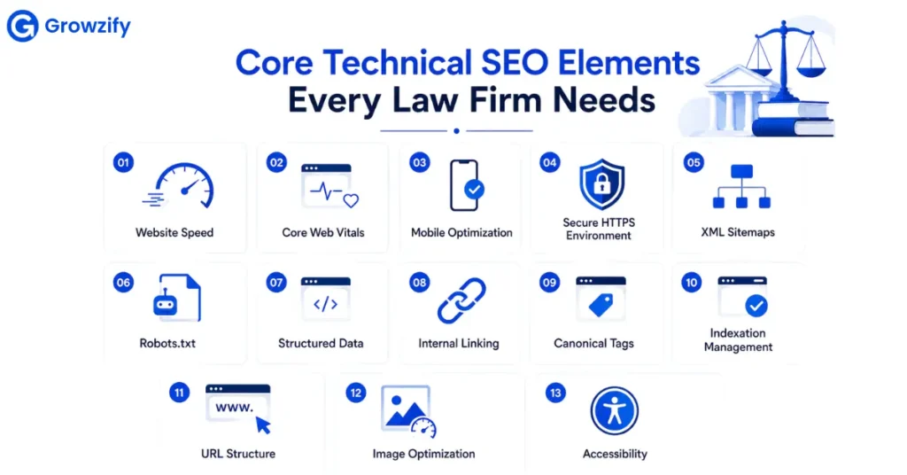 Core Technical SEO Elements Every Law Firm Needs