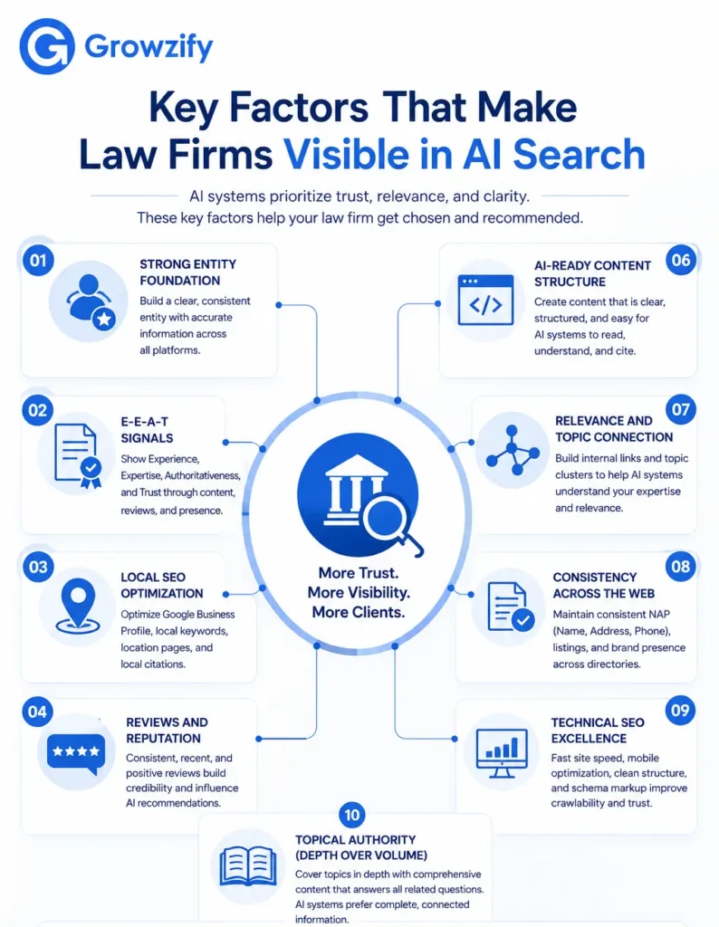 Key Factors That Make Law Firms Visible in AI
