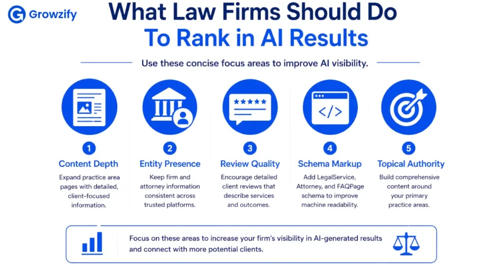 What Law Firms Should Do To Rank in AI Results
