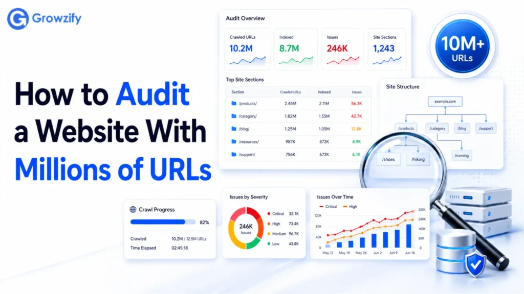 How to Audit a Website With Million of URLs