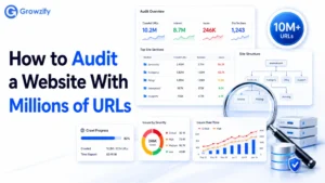 How to Audit a Website With Million of URLs