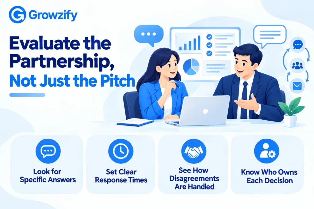 Evaluate the Partnership, Not Just the Pitch,
